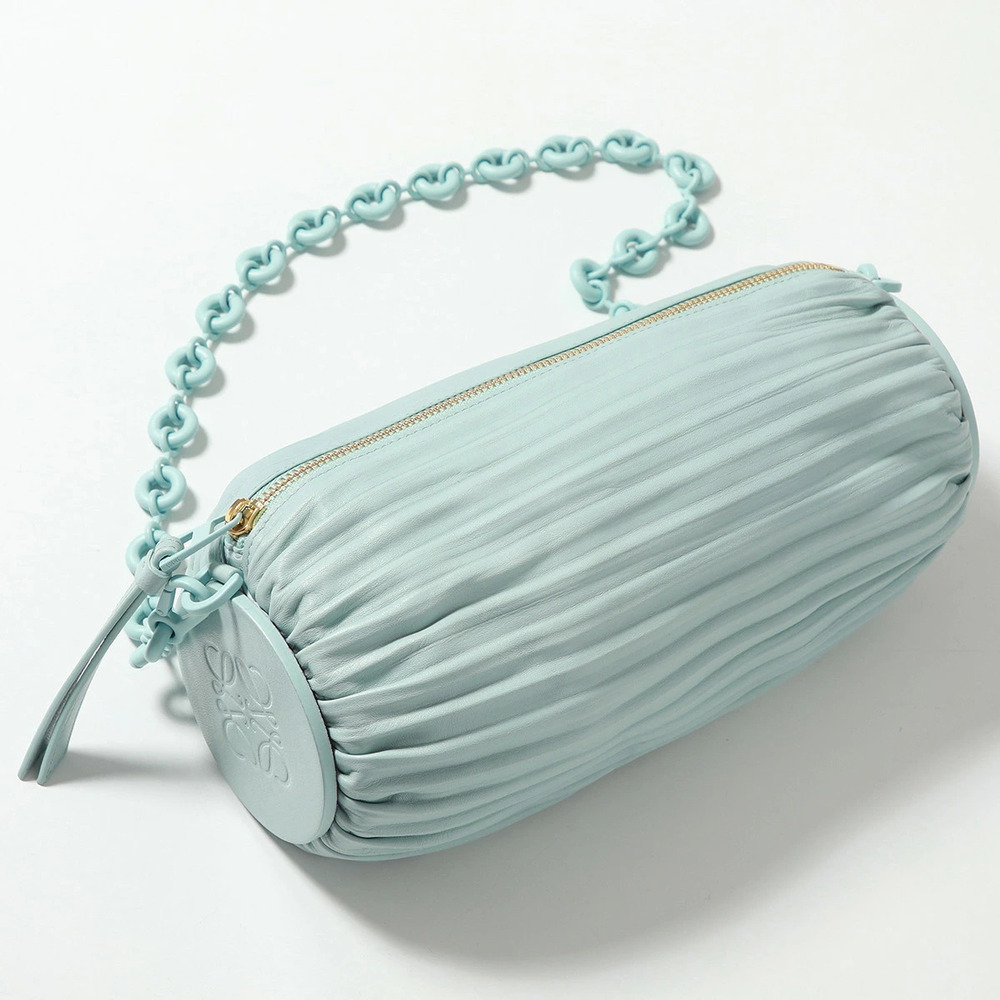 Loewe Bracelet Pouch Clutch Solid Clutch Bag Anagram